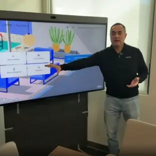 Neat and Google Meet virtual tour thumbnail.
