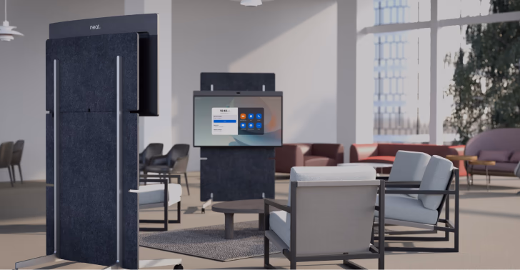 Neat devices in an open area.