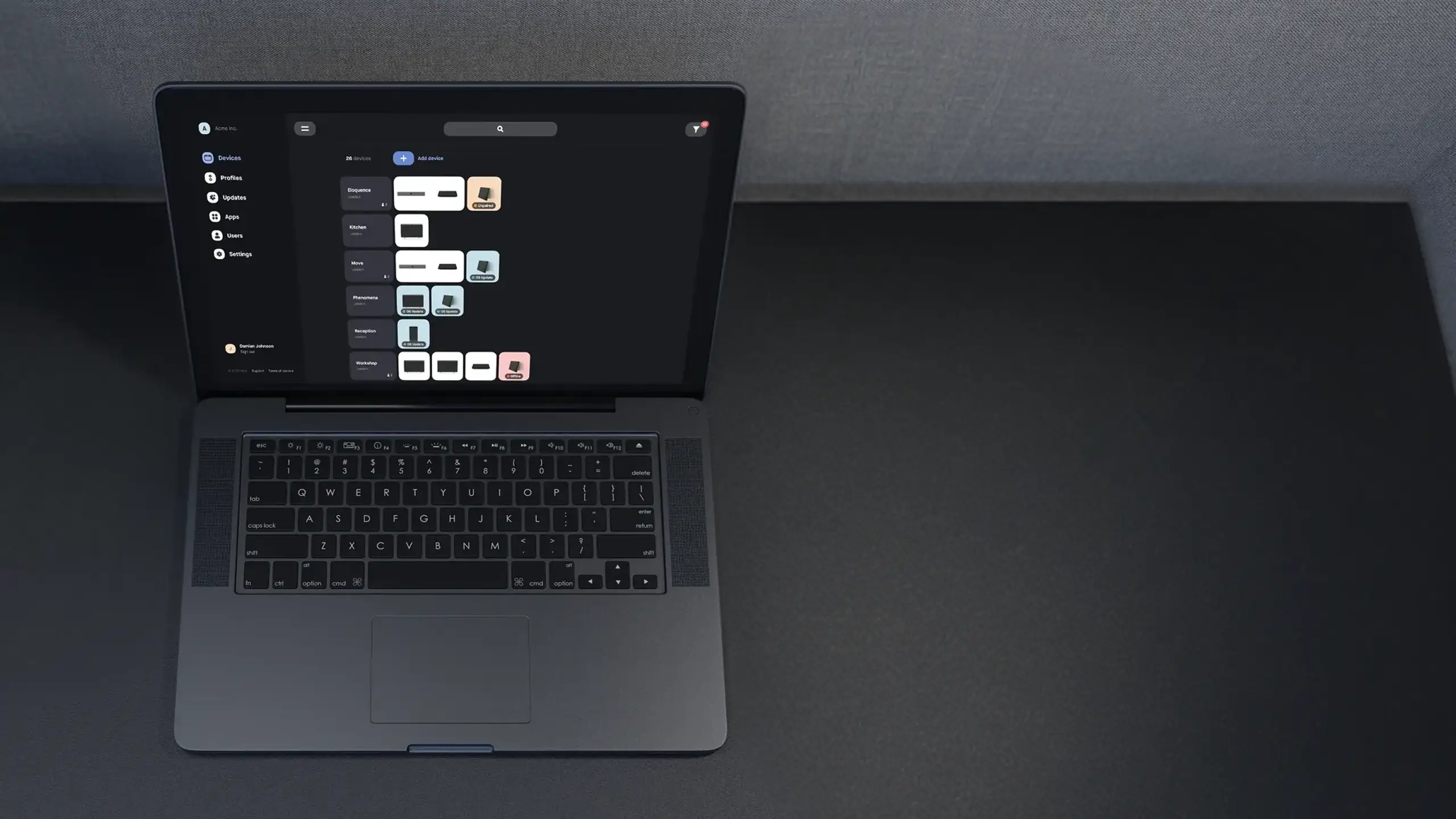 Neat Pulse on a laptop screen.